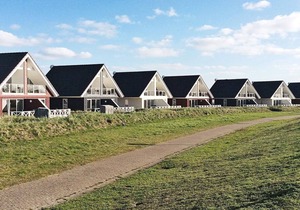 Maritimes Ferienhaus mit Seeblick in Wendtorf