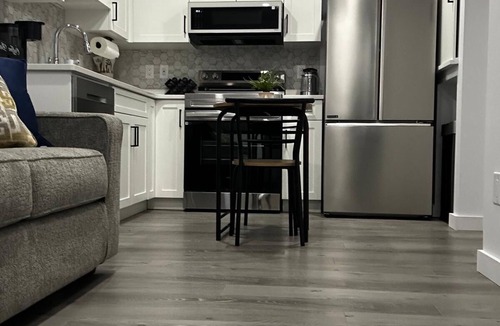 Saskatoon House | Stylish 2 bedroom basement suite built for comfort and relaxation. Sleeps 5.