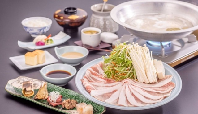 A 6dish dinner plan featuring the original brand /Iwate-gun Iwate in Iwate-gun