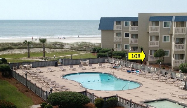 A Place at the Beach IV #108 - First floor! Just steps to beach! Shore Drive! in Myrtle Beach