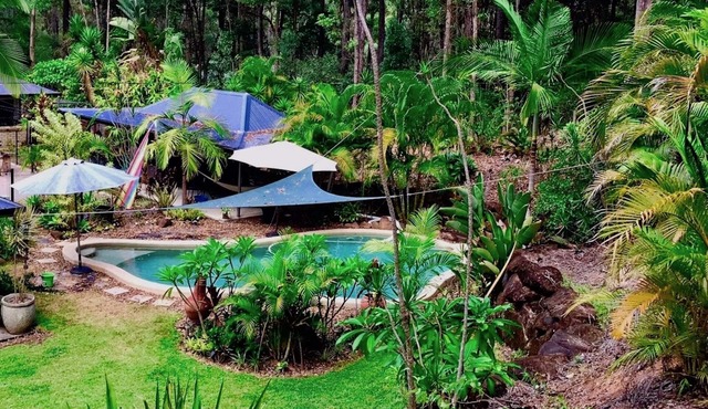 Forest Setting, Pool, Cabana, Large bath, Netflix/Foxtel/Wifi, King Size Bed in Willow Vale