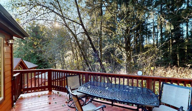 Mountain view home in an oceanfront community above Whaleshead Beach in Brookings