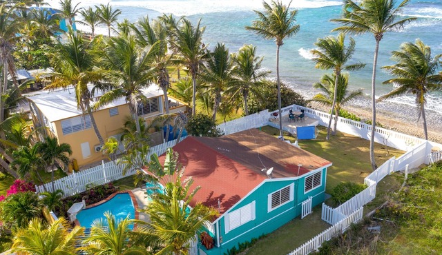 On the beach, a private pool, a house all to yourself. in Vieques