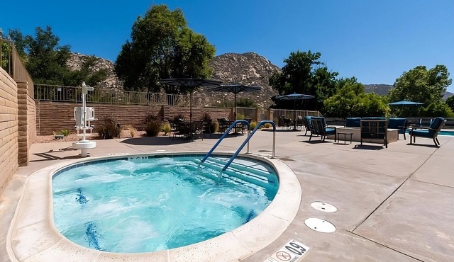 Scenic Retreat | 2 Units w/Full Kitchen & Balcony | Pool Access & Free Parking in San Diego County