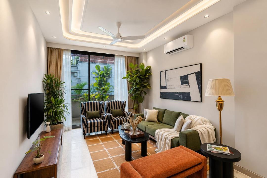 Greater Kailash Apartment | The GK Prime by The Blue Kite, Fully Serviced Luxury Apartments near GK M Block Market & Cafés