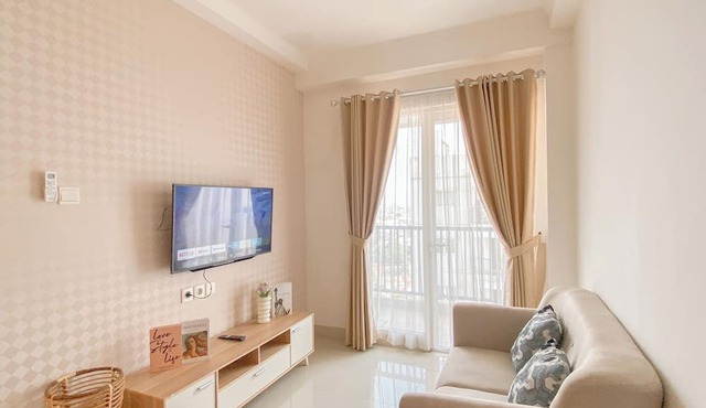 Soft Urban Living 2Br At Signature Park Grande Apartment in Jakarta