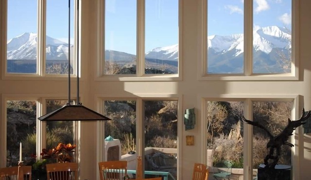 Luxury Villa with unobstructed Rocky Mountain & nature views in every direction in La Veta