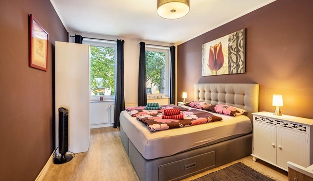 Apartment with Balcony and Wi-Fi in Lübeck in Lübeck
